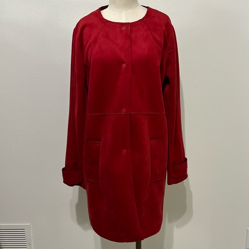Philosophy Faux Suede Jacket - L